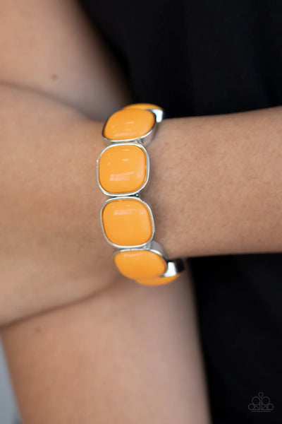 Paparazzi Bracelets-  Vivacious Volume - Orange