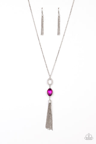 Paparazzi Necklace - Unstoppable Glamour - Pink