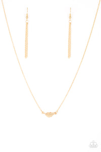 Paparazzi Necklaces  -  In-Flight Fashion - Gold