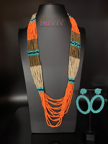 Paparazzi Necklace & Earring Set - Multi