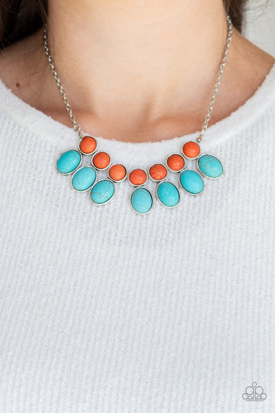 Paparazzi Necklace  - Environmental Impact - Blue