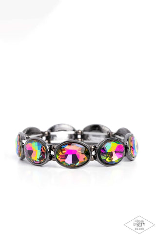 Paparazzi Bracelet -  Diva In Disguise- Multi Oil Spill