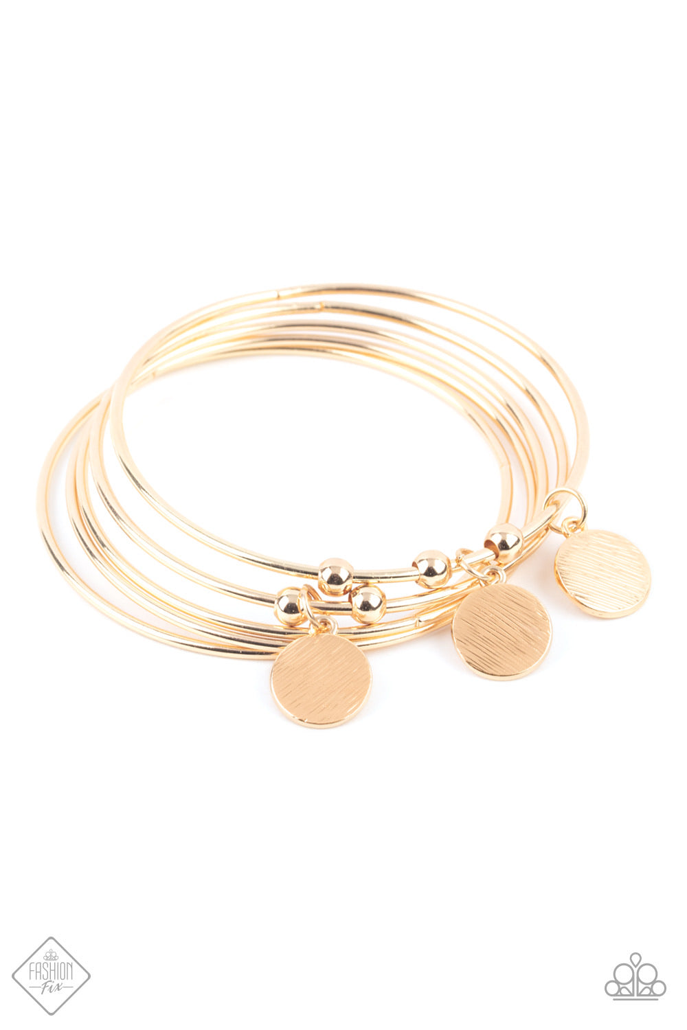 Paparazzi Bracelets - Reflective Radiance - Gold (May 2020 Fashion Fix Sunset Sightings) - SHOPBLINGINGPRETTY