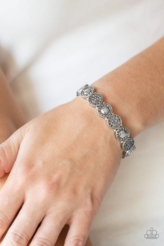 Paparazzi Bracelets - Glamour Garden - Silver