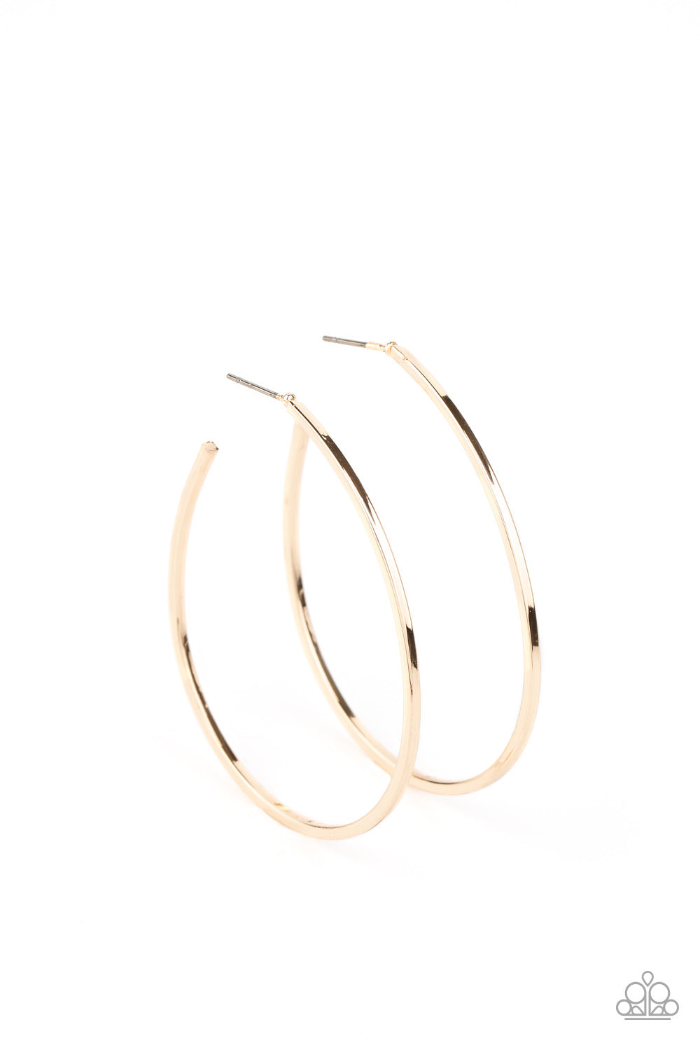 Paparazzi Earrings  - Cool Curves - Gold