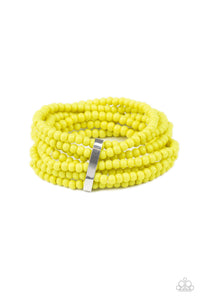 Paparazzi Bracelets - Thank Me LAYER - Yellow