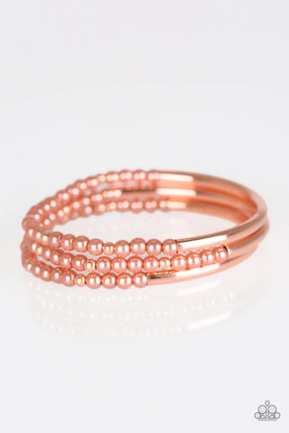 Paparazzi Bracelets - City Pretty - Copper