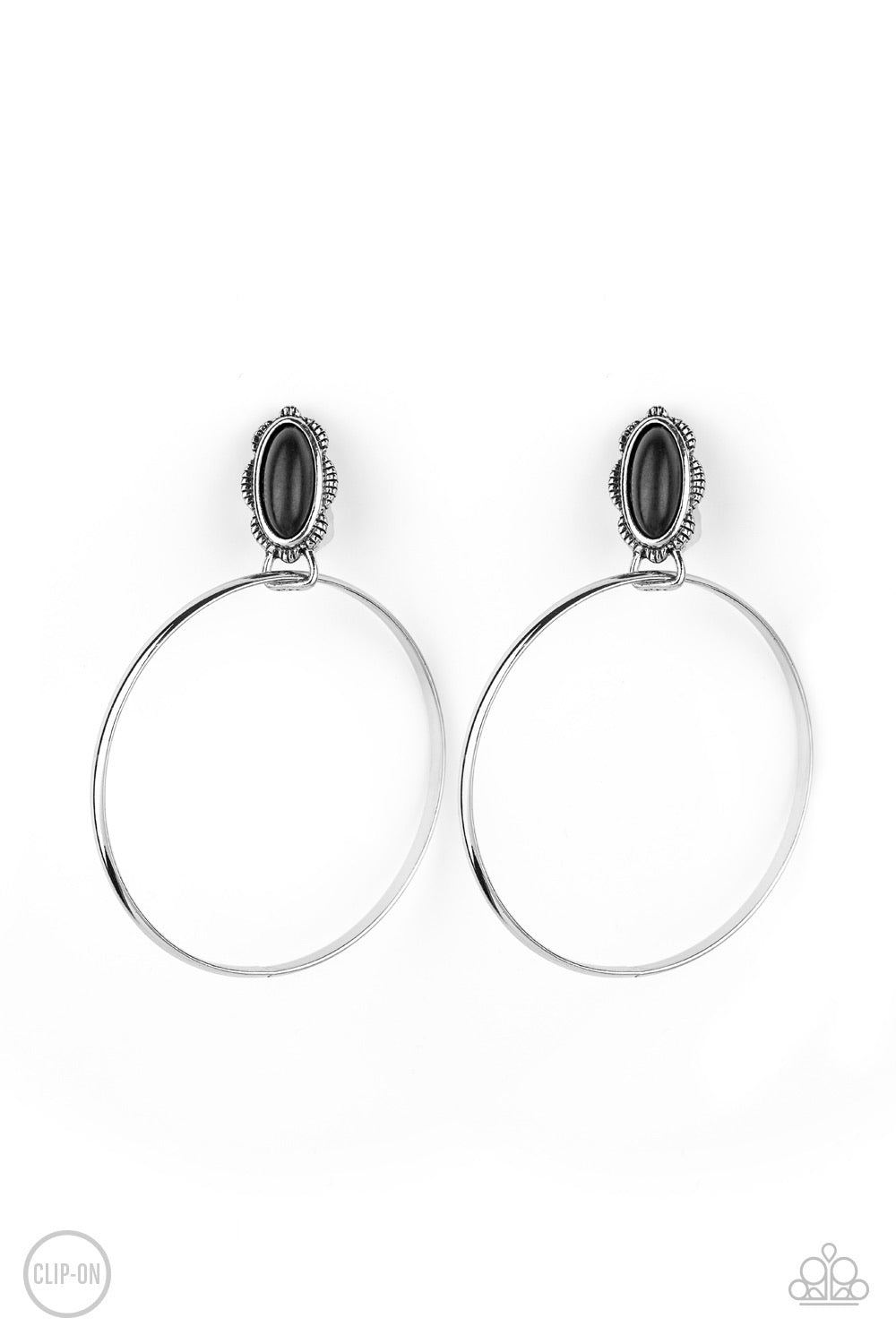 Paparazzi Earrings -  At Long LASSO - Black