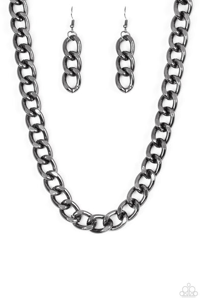 Paparazzi Necklaces - Heavyweight Champion - Black