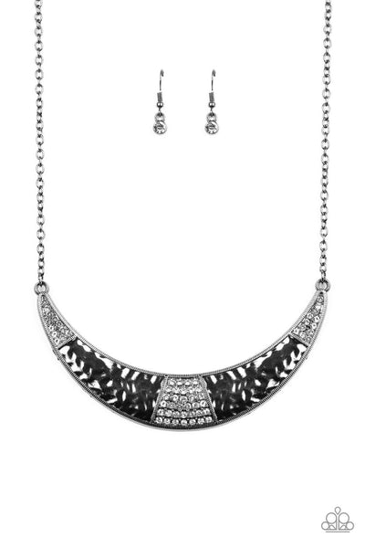 Paparazzi Necklace - Stardust - Black - SHOPBLINGINGPRETTY