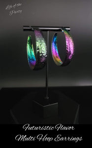 Paparazzi Earrings - Futuristic Flavor - Multi (September 2022 Life Of The Party)