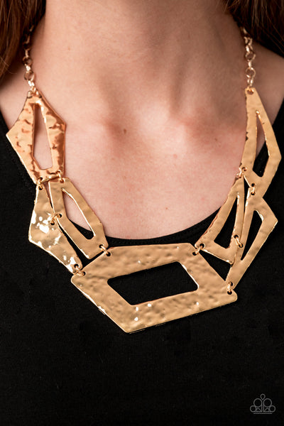 Paparazzi Necklaces -  Break The Mold - Gold