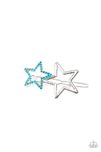 Paparazzi Hair Accessories -  Lets Get This Party STAR-ted! - Blue