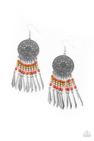 Paparazzi Earrings - Sun Warrior - Multi