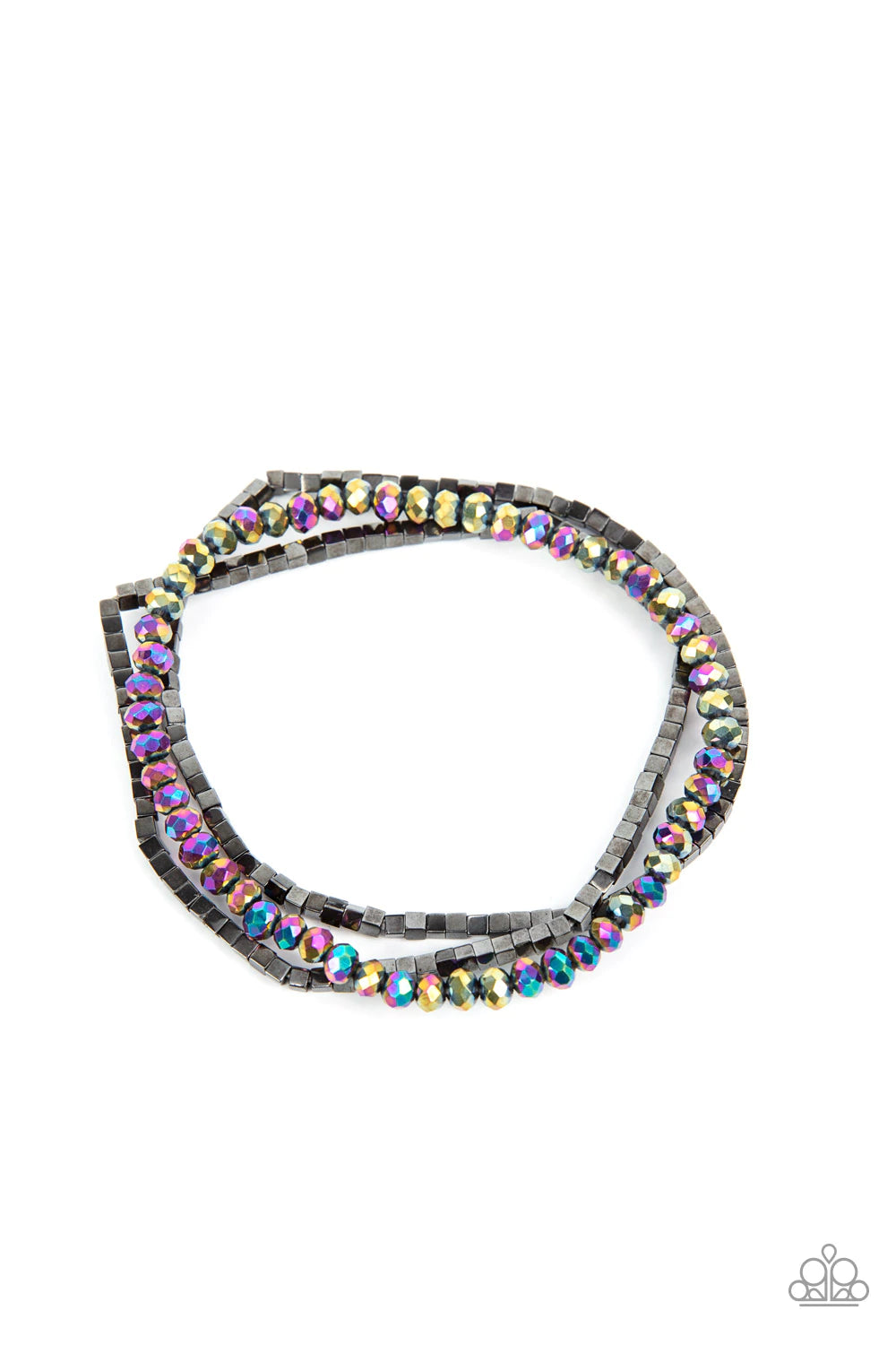 Paparazzi Bracelet -  Just A Spritz - Multi (oil spill)