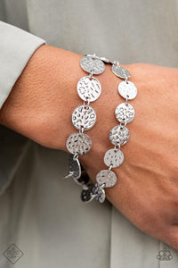 Paparazzi Bracelets-  Rooted To The SPOTLIGHT - Silver (February 2021 Fashion Fix)