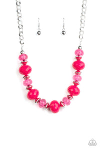 Paparazzi Necklace - Hollywood Gossip - Pink