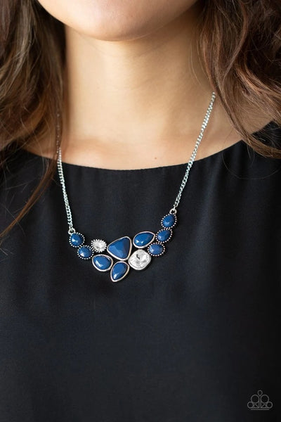 Paparazzi Necklaces  - Breathtaking Brilliance- Blue