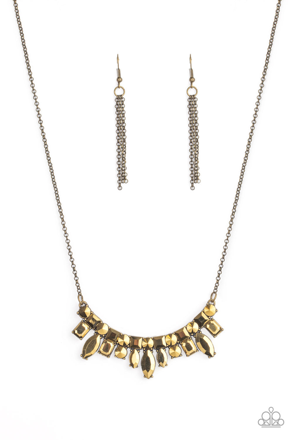 Paparazzi Necklaces -  Wish Upon a ROCK STAR - Brass