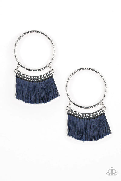 Paparazzi Earrings-This Is Sparta! - Blue