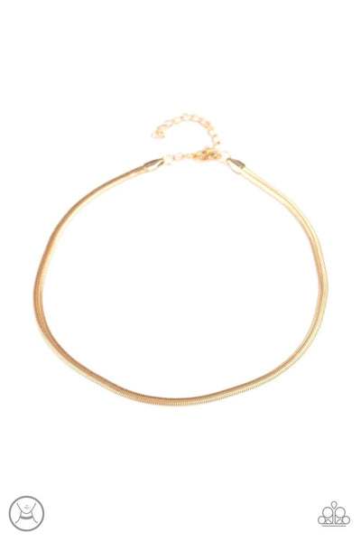 Paparazzi Necklaces -  Flat Out Fierce - Gold