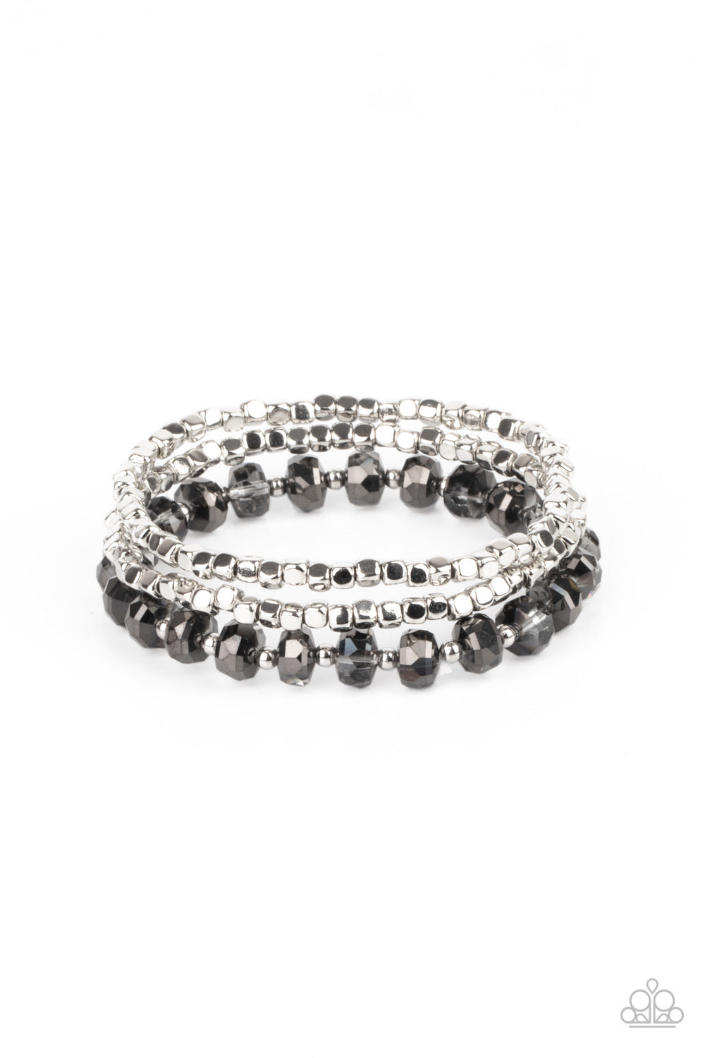 Paparazzi Bracelets - Celestial Circus - Silver