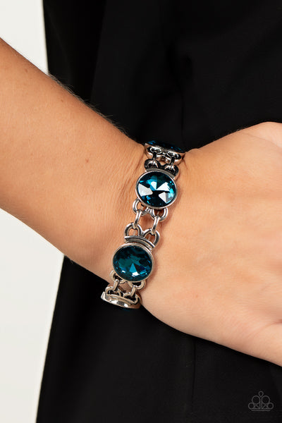 Paparazzi Bracelet -  Devoted to Drama - Blue