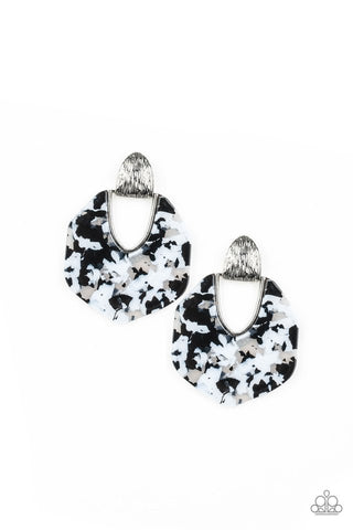 Paparazzi Earrings- My Animal Spirit - White - SHOPBLINGINGPRETTY