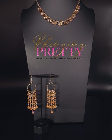 Paparazzi Necklace & Earring Set - Gold