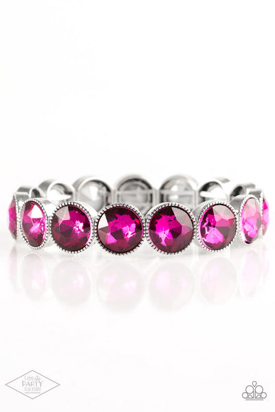 Paparazzi  Bracelet -  Number One Knockout - Pink