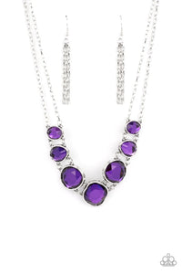 Paparazzi Necklaces - Absolutely Admiration - Purple