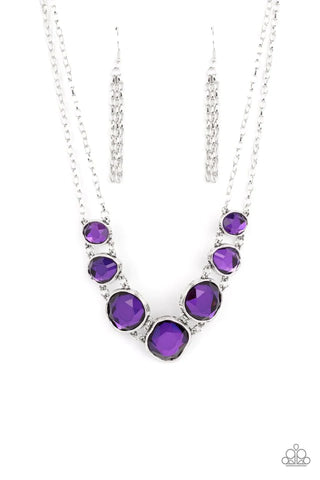 Paparazzi Necklaces - Absolutely Admiration - Purple