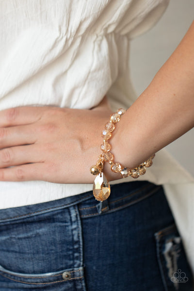 Paparazzi Bracelets -Leaving So SWOON? - Gold