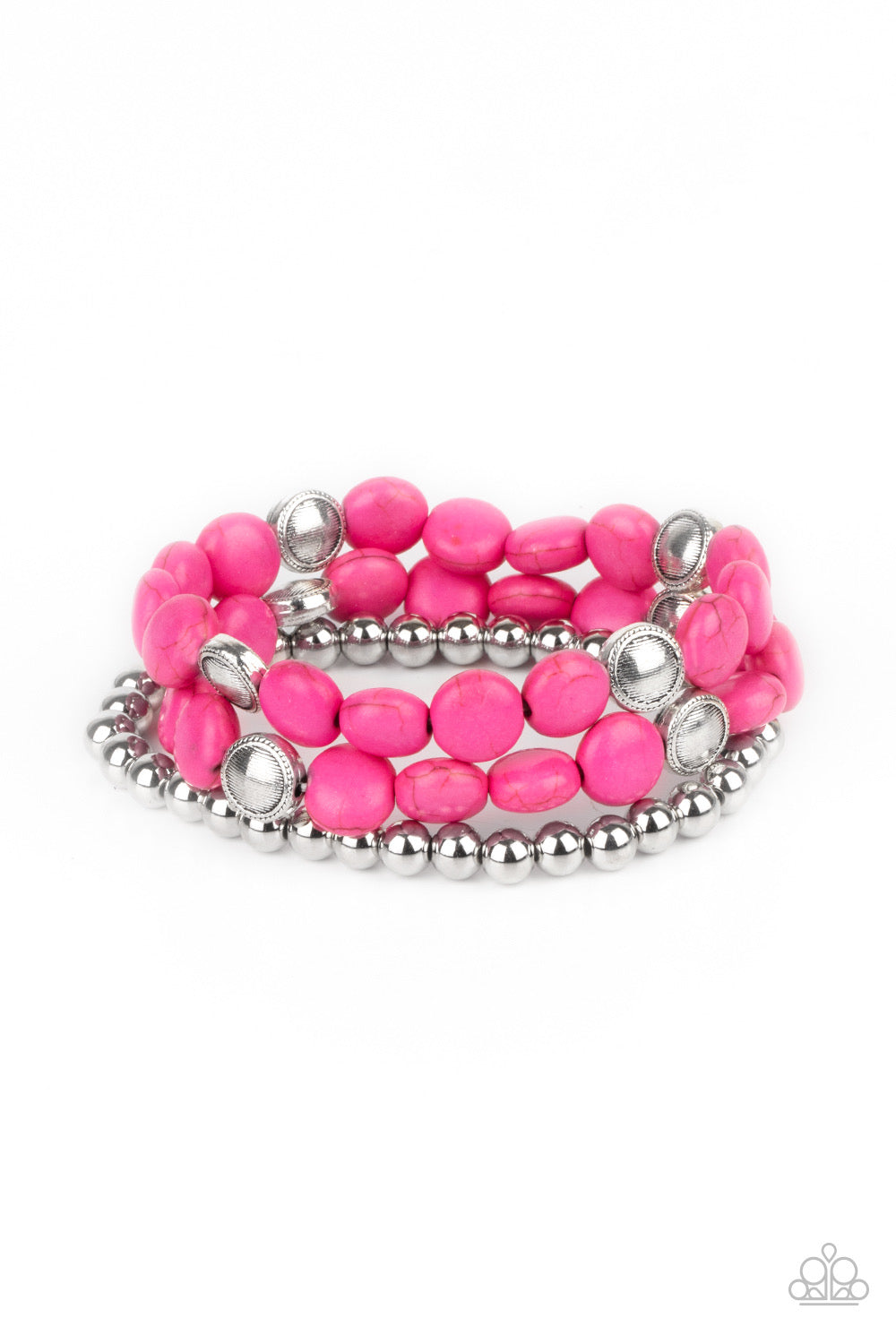 Paparazzi Bracelet - Desert Verbena - Pink