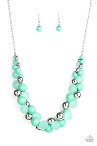 Paparazzi Necklaces - Bubbly Brilliance - Green