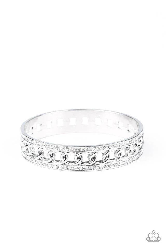 Paparazzi  Bracelet - Couture Court - White