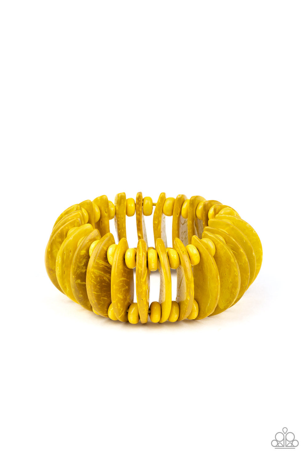 Paparazzi Bracelets - Tropical Tiki Bar - Yellow