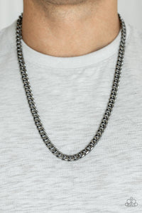 Paparazzi Necklace -  The Game CHAIN-ger - Black
