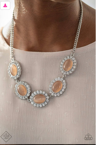 Paparazzi Necklace - A DIVA-ttitude Adjustment - Orange (February 2021 Fashion Fix)