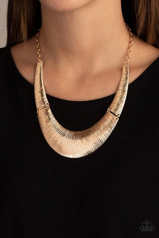 Paparazzi Necklace - Feast or Famine- Gold