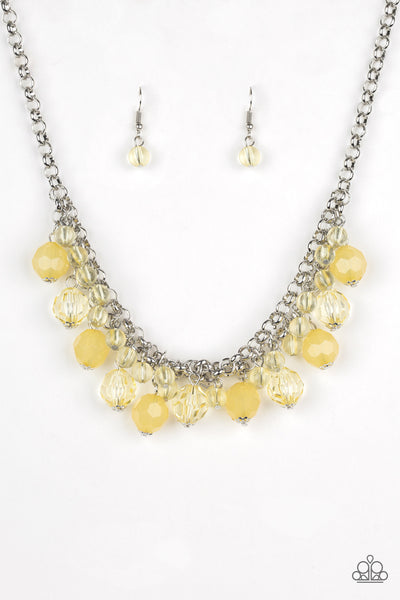 Paparazzi  Necklace -  Fiesta Fabulous- Yellow - SHOPBLINGINGPRETTY