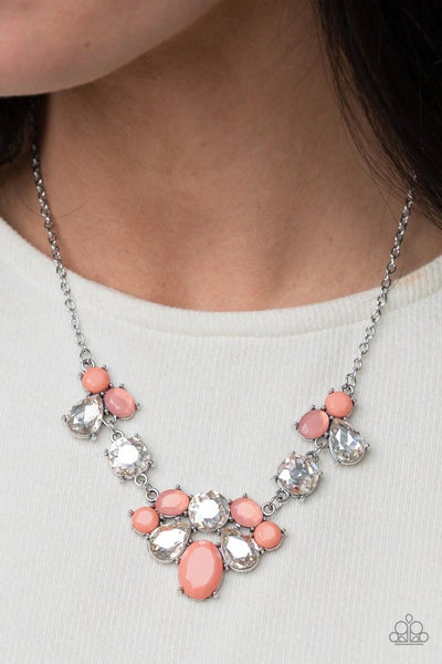 Paparazzi Necklaces- Ethereal Romance - Orange