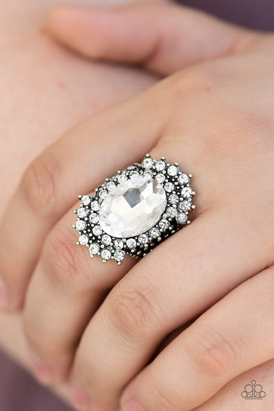 Paparazzi Ring - Him and HEIR - White - SHOPBLINGINGPRETTY