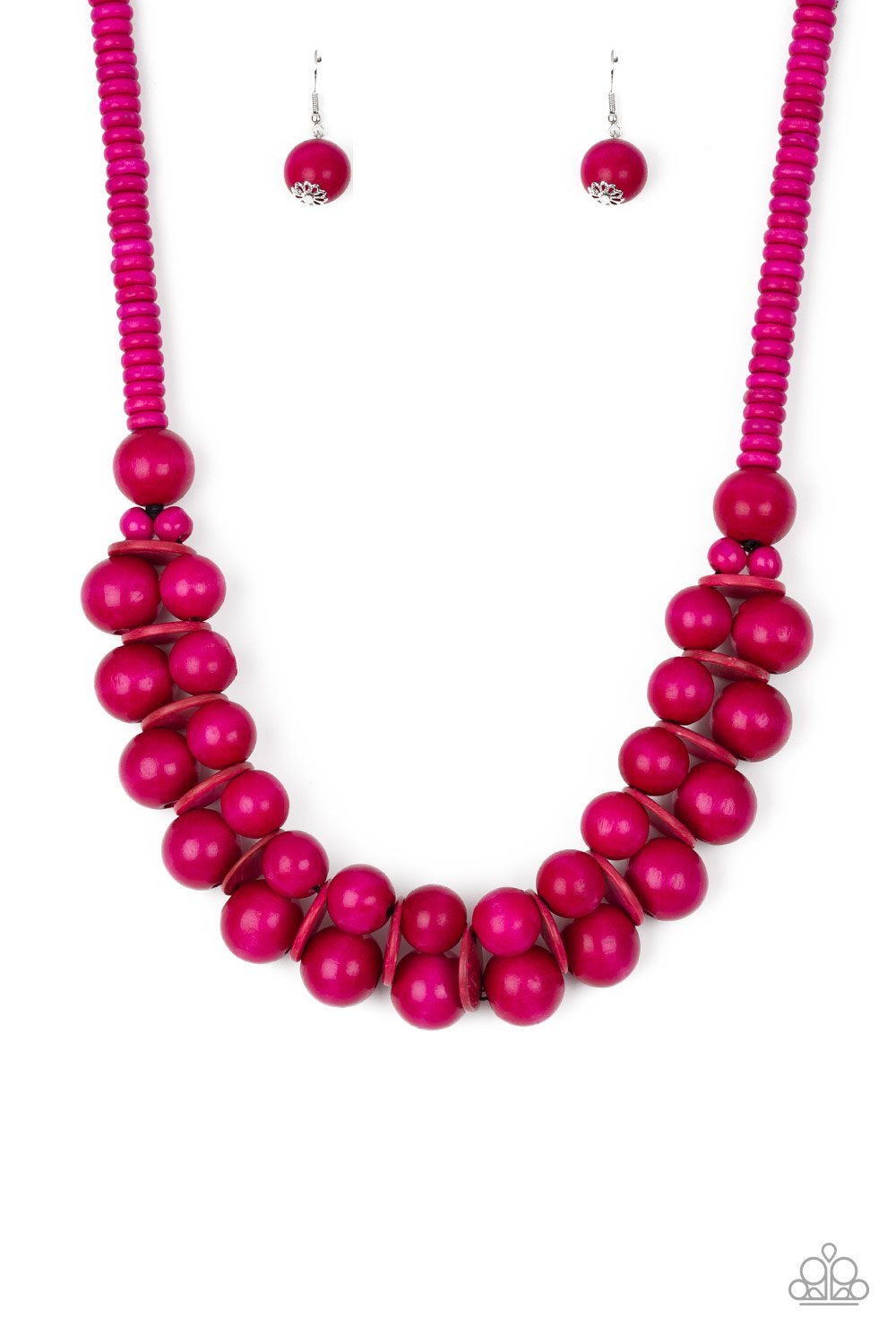 Paparazzi Necklace - Caribbean Cover Girl - Pink