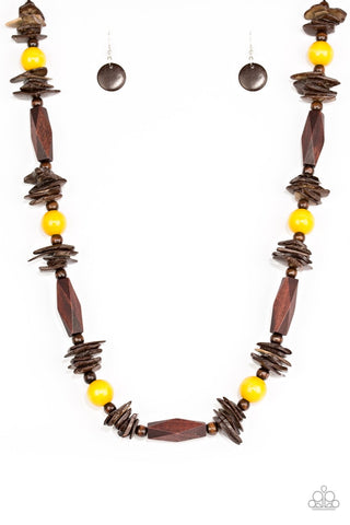 Paparazzi Necklace- Cozumel Coast - Yellow