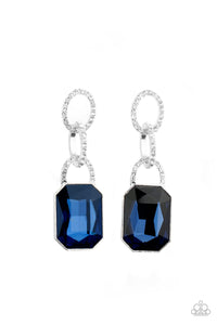 Paparazzi Earrings -  Superstar Status - Blue