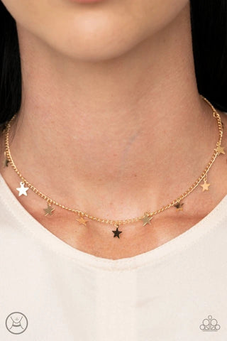 Paparazzi Necklaces  - Starry Skies - Gold