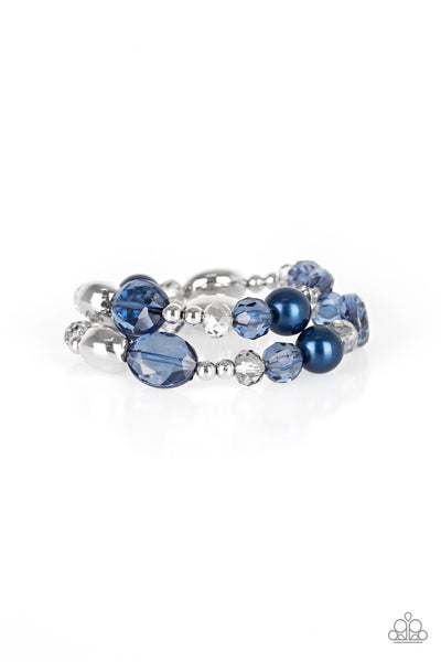 Paparazzi Bracelet- Downtown Dazzle - Blue