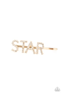 Paparazzi Hair Accessories - Star In Your Own Show - Gold