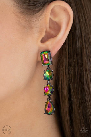 Paparazzi Earring - Make A-List - Multi - SHOPBLINGINGPRETTY